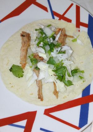 Una foto de Taco casero