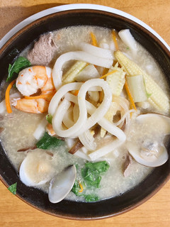 牛肉海鮮烏龍麵 的食譜成品照片