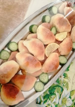 صورة لوصفة فطاير اللحم والجبن اللذيذه والهشه