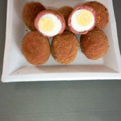 A picture of Scotch Eggs.