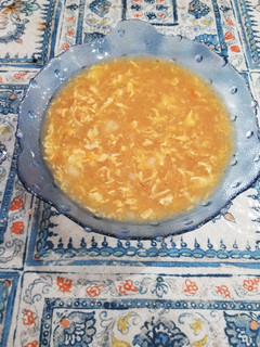 A picture of Hot and sour soup.