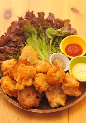 A picture of ☆Chicken Nuggets with Nagaimo Yam☆.