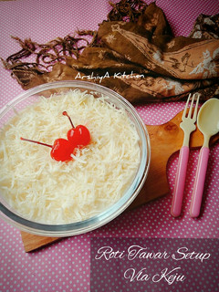 Foto resep Roti Tawar Setup Vla Keju