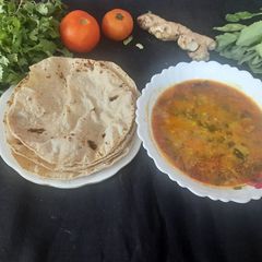 A picture of Urad ki dal palak.