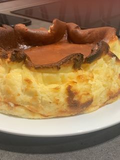 Una foto de Tarta de queso de La Viña