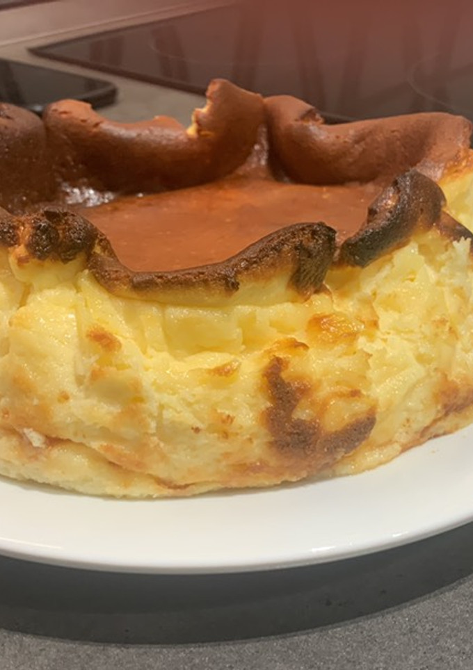 Una foto de Tarta de queso de La Viña