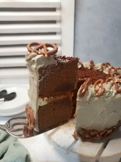 Foto resep Pretzel Peanut Butter Cake