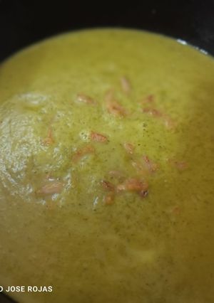 Una foto de Crema de calabacín y zanahoria sin patata