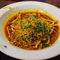 A picture of Sev Bhaji.