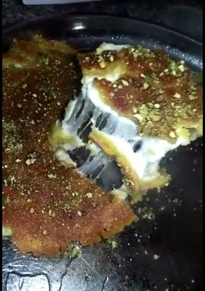 صورة لوصفة كنافة نابلسية ناعمه