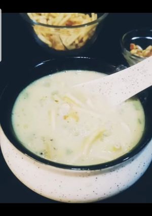 A picture of Sweet corn soup.