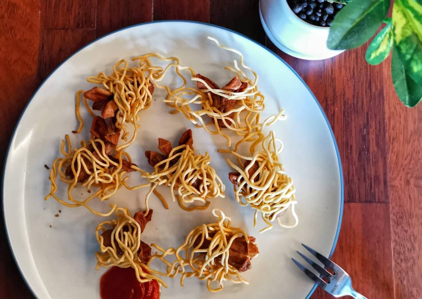 Sosis Mie Telur Snack Sore Simple dan Enak