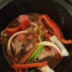 My Spin on mongolion Beef A picture of My Spin on mongolion Beef.