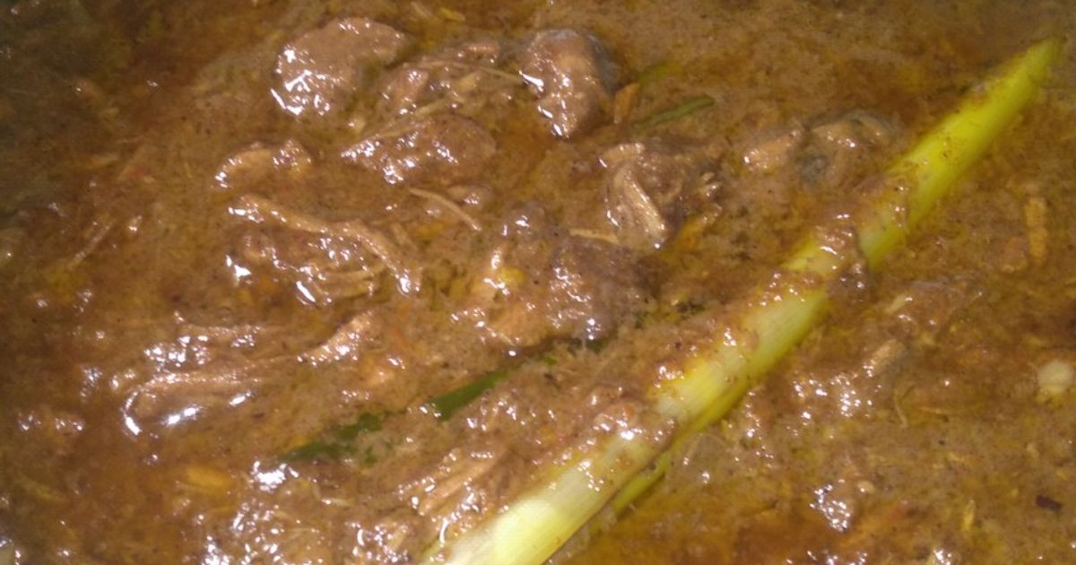 Rendang Daging Sapi Sederhana