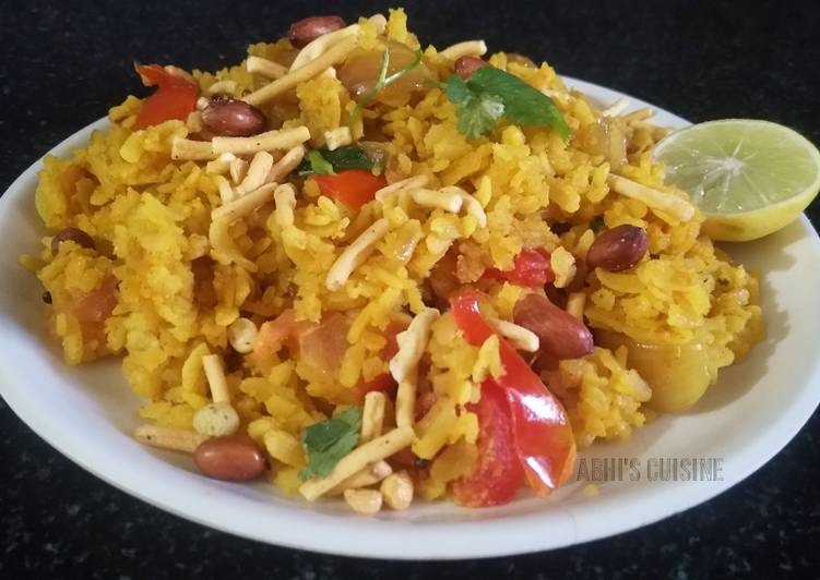 Steps to Cook Yummy Jhatpat chatpata poha