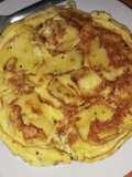 Omelette con corteza de papas 🍳