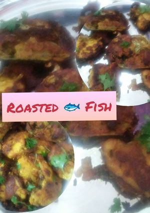 A picture of Tawa roasted fish.
