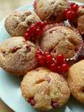 Vickys Redcurrant Cupcakes, GF DF EF SF NF