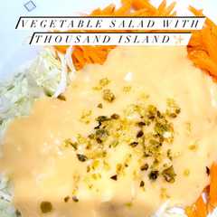 รูปของ Vegetable Salad With Thousand Island