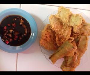 Resep Mudah Tempe terong krispi sambal kecap Gurih Mantul