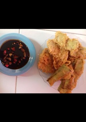 Foto resep Tempe terong krispi sambal kecap