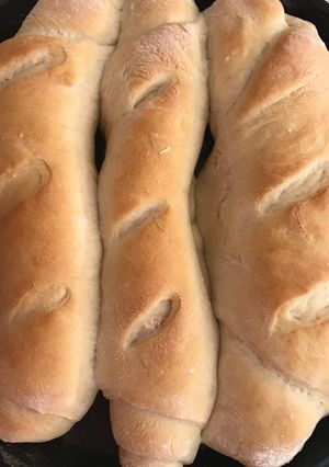 Una foto de Baguette casera fácil y económica