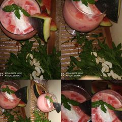 Refreshing watermelon smoothie A picture of Refreshing watermelon smoothie.