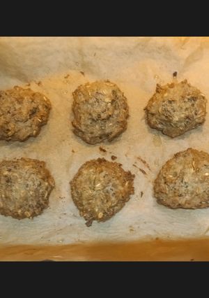 Φωτογραφία της συνταγής Vegetarian μπιφτέκια φακής στο φούρνο με αλεύρι, βρώμη, αυγό & μπαχαρικά ✨φακομπιφτέκια✨