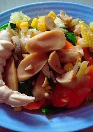 Foto resep Cap cay warna warni saus tiram