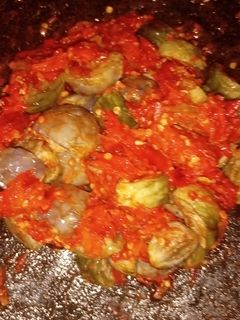 Foto resep Sambal terong bulat