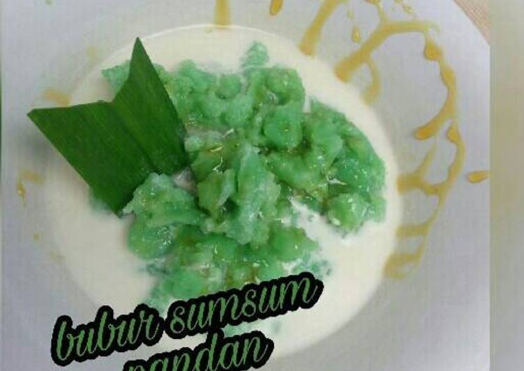 Bubur sumsum pandan