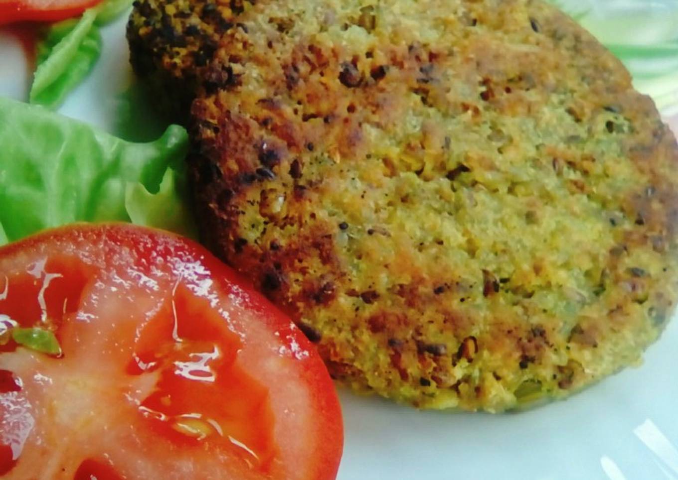 Hamburguesas de lentejas y arroz Veganas👏👏👏💚💚💚💚