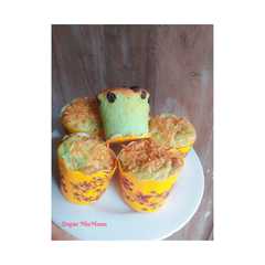 A picture of Chiffon CupCake Pandan Putih Telur.