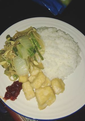Foto resep Tumis Sawi Timun Rice Cooker