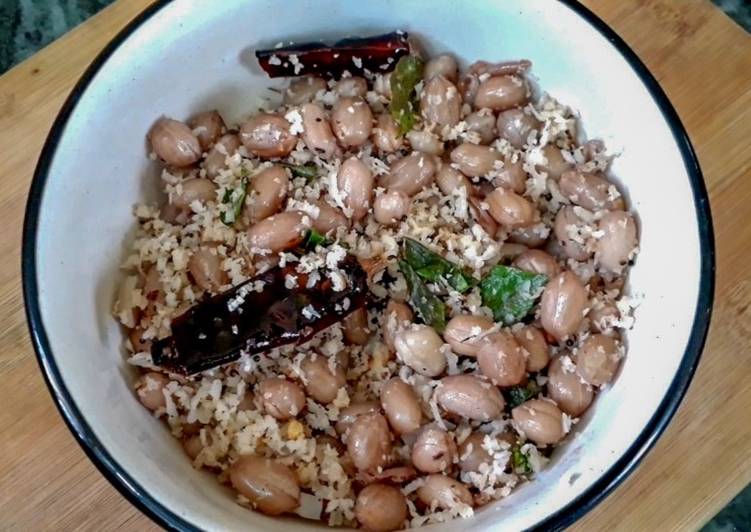 Recipe of Ground nut sundal in 30 Minutes for Family