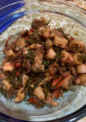 Foto resep Cumi asin cabe ijo