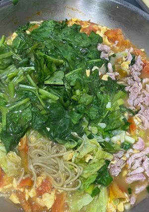 家傳亂煮麵（#蕃茄版） 的食譜成品照片
