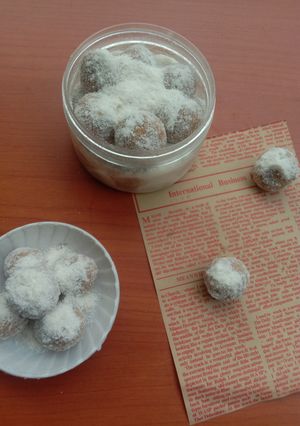 Foto resep Biskuit bola-bola salju
