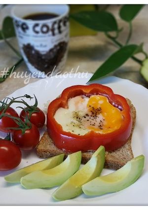 Hình của món #cleaneating Bữa sáng nhanh gọn với trứng chiên.