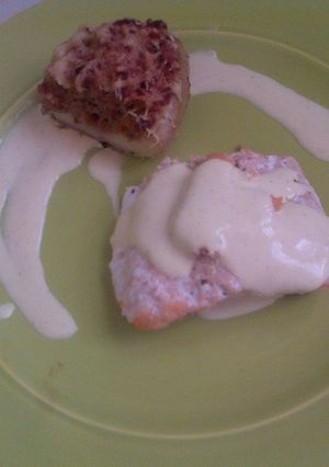 Una foto de Salmón a la mostaza express