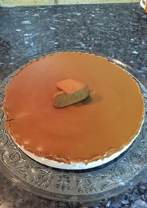 صورة لوصفة كعكة اللوتس