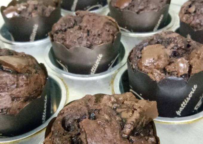 Resep Muffin Coklat Simple oleh letisiamaharani - Cookpad