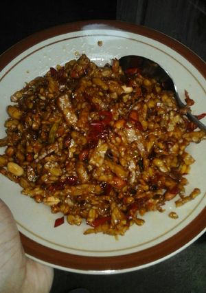 Foto resep Kering tempe + kacang