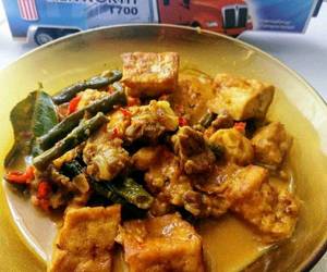 Resep Mudah Lodeh daging,kacang panjang,tahu Mantul Banget