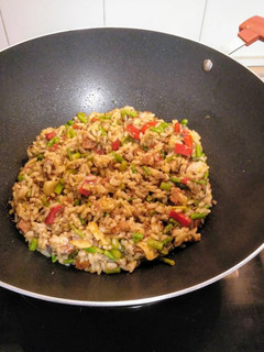 Una foto de Tres arroces con trigueros y otros tres ingredientes