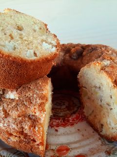 Una foto de Torta de manzana 🍎 fácil y express !