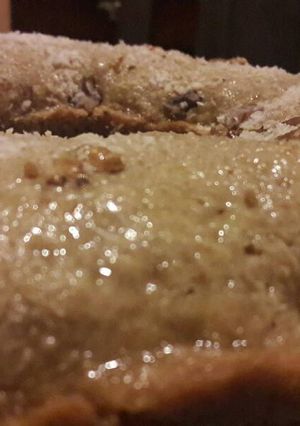 Una foto de Torta de coco y nuez #vegan