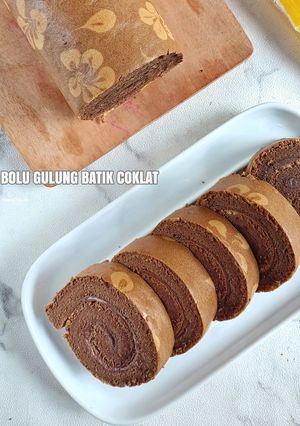 Foto resep Bolu Gulung Batik Coklat