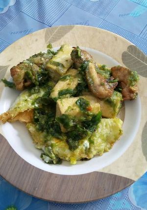 Foto resep Ayam Tahu Telur cabe hijau