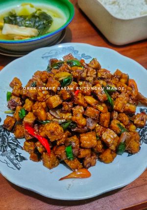 Foto resep Orek Tempe Basah